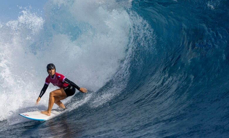 why-some-olympic-surfers-are-wearing-helmets-on-tahiti’s-‘wall-of-skulls’